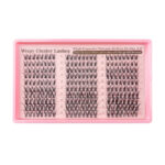 Pingdu Factory Cross-border Asian Large Capacity Natural Fine Simulated Curled Lightweight False Eyelashes Quick-dry Glue Set