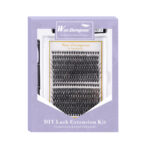 Wanzhengmao 3040p Cross-border Large Capacity Amazon European and American Style Single Cluster Photogenic Purple Set False Eyelashes