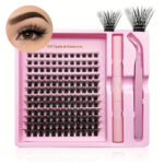 Russian false eyelashes segment lashes