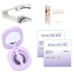 New cross-border fox-style magnetic eyelashes, natural born-feel soft magnetic lashes, integrated box, reusable