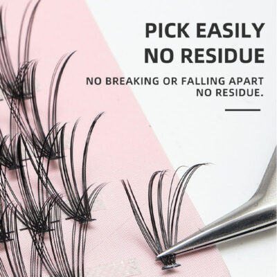 Cross-border trade 5-row 10P 20P 30P 40P hot-melt false eyelashes self-application, long and curly, direct from source factory