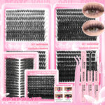 European and American hot-selling butterfly set, large capacity thick style 40D60D80D100D eyelash book tool set