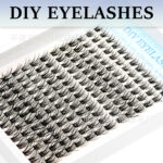 European and American Amazon cross-border best-selling feather fan false eyelash set, single cluster 3D eyelashes, fluffy and eye-enlarging