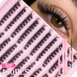 Cross-border Amazon DIY single-cluster segmented fluffy false eyelash set, thick style, hot-melt self-lash extension, 10 rows