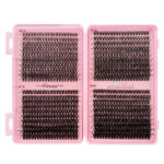 Amazon Best Seller European and American 800 Clusters Large Capacity Eyelash Book with Multiple Eyelash Glue Tool Set DIY Lashes