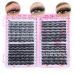 European and American cross-border best-selling false eyelash set 30D-100D large capacity mixed DIY eyelash book source factory