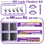 502pcs Cluster Lashes OEM ODM Custom Lash Wholesal
