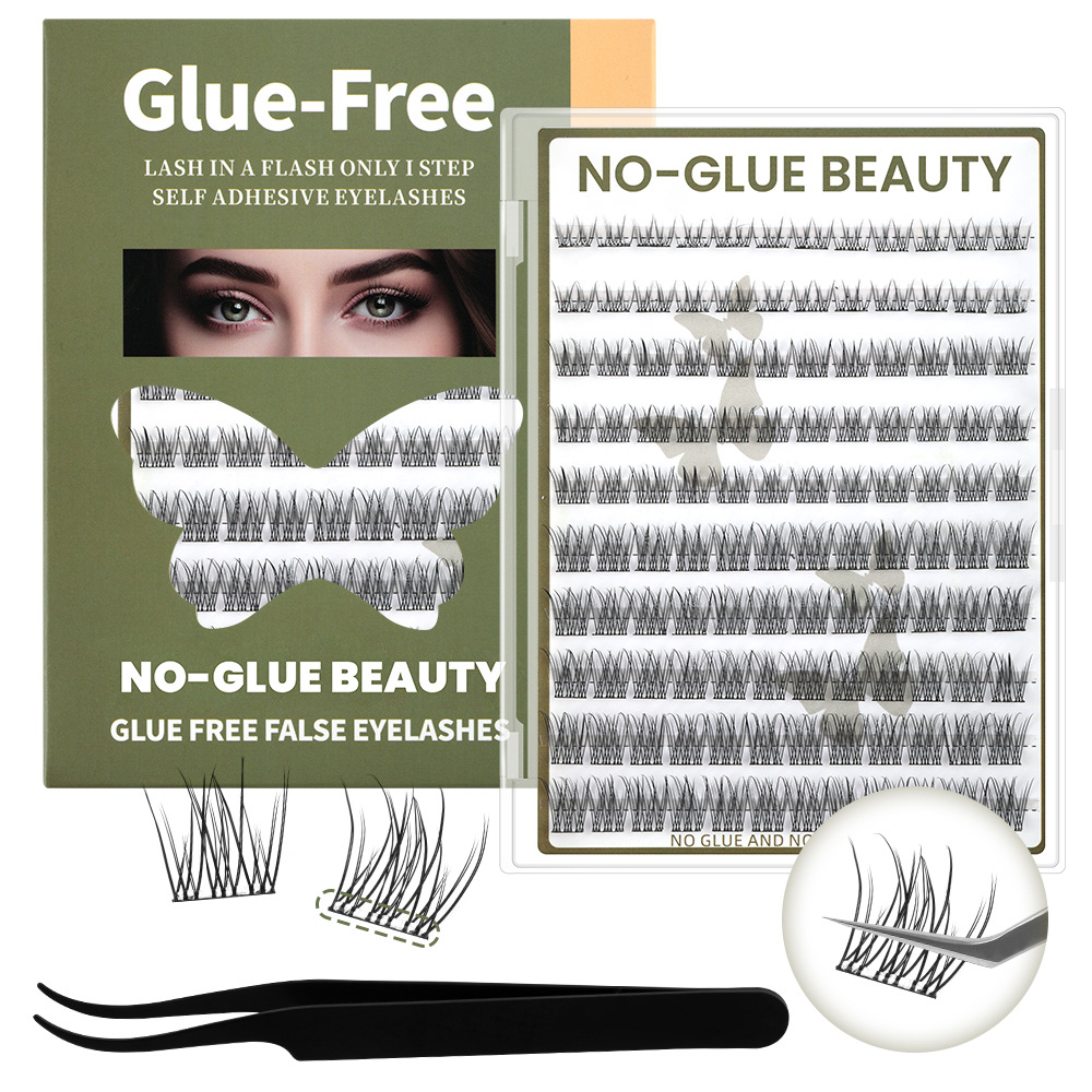 o1cn01vhvahb2eec46ao4ac 2215841308713 0 cib.jpg Cross-border Barbie mixed no-glue false eyelashes, European and American thick, large capacity, segmented comic simulation lazy eyelashes