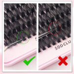 Factory Eyelash Book / European and American Cross-border D-Curve Large Capacity Single Cluster False Eyelashes 8-18mm Natural Dense Curled Segmented