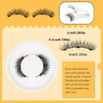 New Magnetic Eyelashes No Glue Three Magnet Little Devil Lashes Natural Adhesion Reusable Pair Pack Wholesale