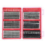 Cross-border bestseller, 6 styles DIY new large-capacity mixed lash book, thick and curled, 8-16mm, factory