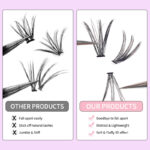 DIY Lashes Extension Kit, European and American Cross-border Eyelash Thick 30D/40D Large Capacity Set