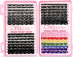 Cross-border best-selling DIY segmented false eyelash kit, Amazon hot-selling large-capacity lash book, voluminous false eyelashes