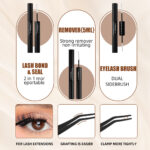Cross-border DIY false eyelashes fluffy D-curve 30P 60P 80P 100P hot-melt cluster lashes European and American wholesale