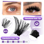 14Row DIY Cluster Lashes Private Label Custom False Eyelash