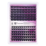 European and American cross-border best-selling DIY eyelash glue set, natural and thick 280 clusters segmented flower false eyelashes wholesale