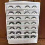 Factory wholesale export whole-strip natural style eyelashes, multiple pairs of 3D Russian volume fluffy false eyelashes available