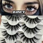 Little Devil Comic Style Wet Lashes Cos Japanese Big Eye False Lashes Curled Thick Thai European and American Hard Stem Lashes