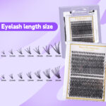 Wanzhengmao 3040p Cross-border Large Capacity Amazon European and American Style Single Cluster Photogenic Purple Set False Eyelashes