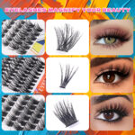 24 Rows Cross-border Hot-selling DIY Cluster Lashes False Eyelashes Mixed Assortment Set for Export