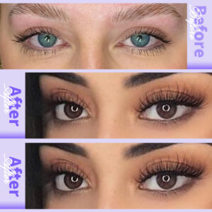 DIY Sectional False Lashes 14 Rows Large Capacity Set 30D 40D Combination Hot Melt False Lash Kit