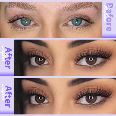 DIY Sectional False Lashes 14 Rows Large Capacity Set 30D 40D Combination Hot Melt False Lash Kit