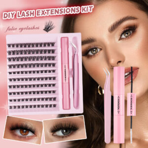 Cross-border DIY false eyelashes hot melt cluster single-cluster self-lash extension wholesale foreign trade segmented eyelashes Europe and America