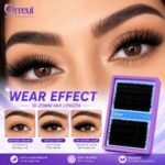 Source factory DIY cluster false eyelash set 80D100D Shein same style 14 rows false eyelashes DIY Lashes