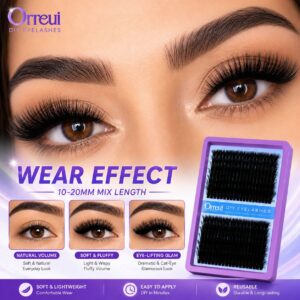 Source factory DIY cluster false eyelash set 80D100D Shein same style 14 rows false eyelashes DIY Lashes