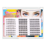 Export style Japanese and Korean DIY 24-row eyelash cross-border set DIY Cluster Lashes mixed style false eyelashes
