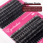 DIY lashes Eyelash Extension Set, European and American Cross-border, Thick 3D Fluffy 80P Large Capacity