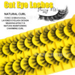 Cross-border bestseller, 10 pairs Russian volume false eyelashes, European and American thick, three-dimensional, curly, flat false eyelashes factory