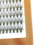 Cross-border hot-selling factory direct 5-row hot-melt cluster lashes 10P 20P 30P 40P eyelash extensions single cluster lashes for upper eyelid