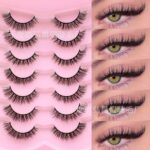Cross-border bestseller European and American style false eyelashes 7 pairs set, thick, natural, curled, cross-border beauty tool source factory