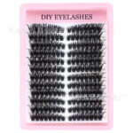 European and American cross-border bestseller false eyelash set 50D/80D/100D single cluster segmented 3D eyelashes wild fluffy
