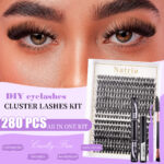 DIY lashes Eyelash Extension Kit, European and American cross-border eyelash false eyelashes, thick 30D/40D, large capacity 280