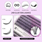 DIY Lashes Extension Kit, European and American Cross-border Eyelash Thick 30D/40D Large Capacity Set