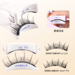 Amazon Best-Selling Eyelash All-in-One Box 3D Hard Stem European and American Thick Magnetic Eyelashes One-Piece Clip Set