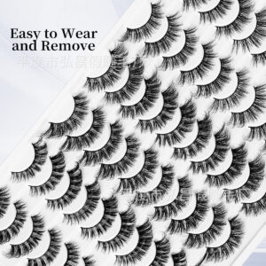 European and American cross-border hot-selling Amazon blister box imitation mink false eyelashes wholesale beauty tools