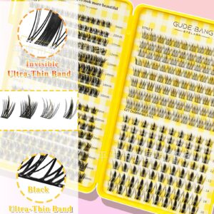 Cross-border hot-selling wheat ear pure wild fishtail autumn maple leaf 400 clusters eyelash book large capacity false eyelashes C curl mixed pack source