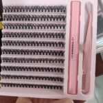 European and American cross-border bestseller large-capacity single-cluster false eyelash set, natural segmented cluster lashes for daily DIY lash extension - TZ--40p