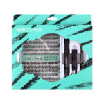 Cross-border false eyelash design and development, hot-selling false eyelash set cluster lashes, factory wholesale customization - SLY-QX Green Stripes (3-piece set)