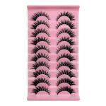 Large Volume One‑Strip Fox‑Eye False Eyelashes, Black Band Dense Curly Pair Lashes, Factory Wholesale - MAA022-06 HL10-06
