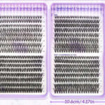 European and American cross-border 30/40/50D lash book large capacity lash DIY cluster lash glue set Amazon - Purple 30D40D50D lash book