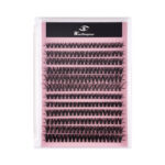Cross-border best-selling DIY segment false eyelash kit with dual-head glue, large capacity single-cluster false eyelashes, gift box design - Single box 30/40