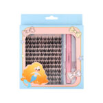 Cross-border false eyelash design and development, hot-selling false eyelash set cluster lashes, factory wholesale customization - QX Mermaid (2-piece set)