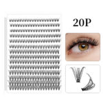 Customized export cross-border best-selling style false eyelash set 30D40D kit Diy cluster s lashe - DIY20P