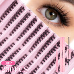 Cross-border Amazon DIY single-cluster segmented fluffy false eyelash set, thick style, hot-melt self-lash extension, 10 rows - Washboard 30P slant-eye set