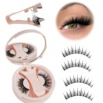 Magnetic Eyelashes Magnetic False Eyelashes Integrated Box Set Little Devil Fox Style Glue-Free False Eyelashes Cross-Border Factory Wholesale - MO-SUNNY