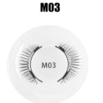 Pingdu Factory Three-Magnet Soft Magnetic False Eyelashes Little Devil Magnetic Eyelashes All-in-One Box Glue-Free Natural Thick - M03